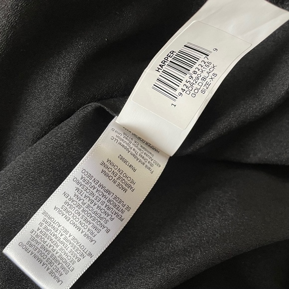 ✨NWT✨ DRESS THE POPULATION Harper Plunging Sequin Mermaid Gown Gold/Black M, L - Picture 12 of 12